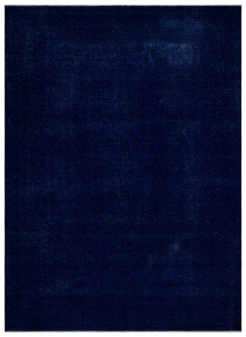 Epir Blue Vintage Wool Handmade Area Rug 9'10" x 13'8"