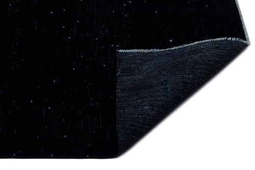 Epir Black Vintage Wool Handmade Area Rug 9'7" x 13'9"