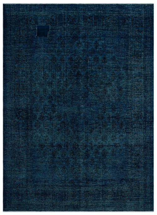 Epir Turquoise Vintage Wool Handmade Area Rug 9'10" x 13'7"