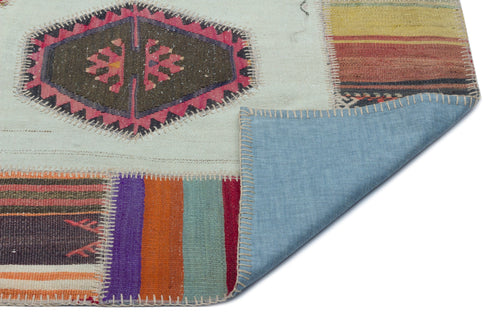 Teselya 25311 Beige Vintage Wool Handmade Area Rug 5'4" x 7'5"