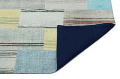 Teselya 25331 Multy Striped Wool Handmade Area Rug 5'3" x 7'5"