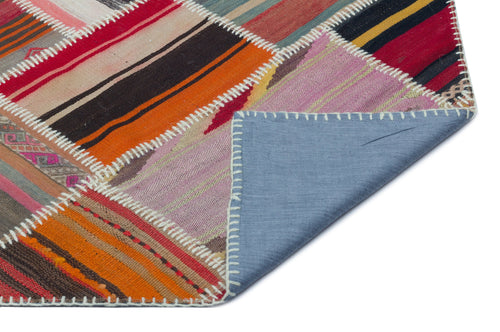 Teselya Beige Vintage Wool Handmade Area Rug 6'2" x 9'4"