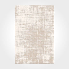 Cream Striped Area Rug – Washable Non Slip Flatweave Chenille Cotton Runner