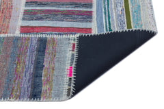 Teselya 25406 Multy Striped Wool Handmade Area Rug 5'3" x 7'5"