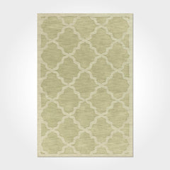 Geometric Area Rug | Washable Non Slip Chenille Cotton Rug With Soft Texture