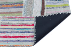 Teselya 25459 Multy Striped Wool Handmade Area Rug 5'3" x 7'5"