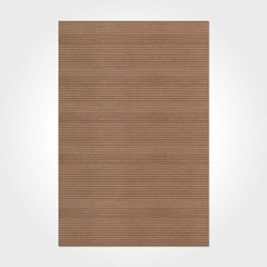 Striped Chenille Rug – Washable Non Slip Cotton Area Rug With Soft Textured Design