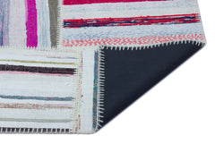 Teselya 25466 Multy Striped Wool Handmade Area Rug 5'3" x 7'5"