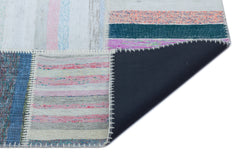 Teselya 25472 Multy Striped Wool Handmade Area Rug 5'3" x 7'6"