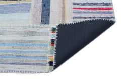 Teselya 25482 Multy Striped Wool Handmade Area Rug 5'3" x 7'5"