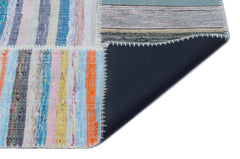 Teselya 25494 Multy Striped Wool Handmade Area Rug 5'3" x 7'6"