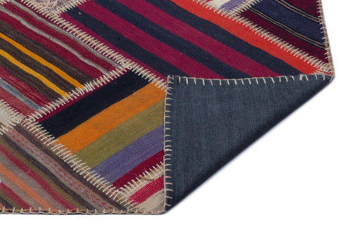 Teselya Red Vintage Wool Handmade Area Rug 5'2" x 7'5"