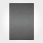 Digital Print Area Rug - Washable Non Slip Anthracite Striped Chenille Carpet