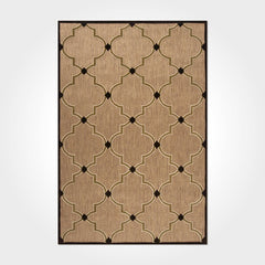 Geometric Area Rug – Washable Non Slip Polyester Chenille Cotton Carpet