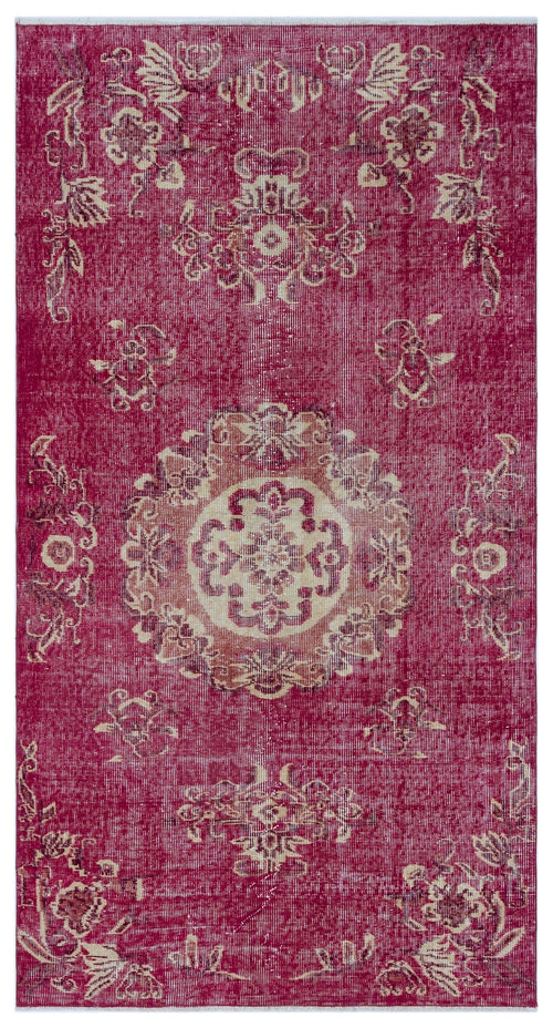 Atina Cream Vintage Wool Handmade Area Rug 3'6" x 6'9"