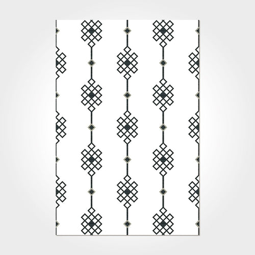 Geometric Area Rug – Washable Non Slip Chenille Cotton Rug With Soft Texture