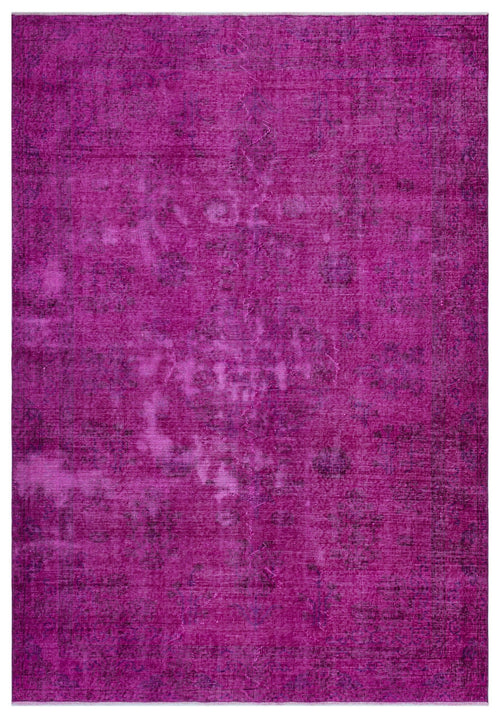 Atina Pink Vintage Wool Handmade Area Rug 5'5" x 10'0"