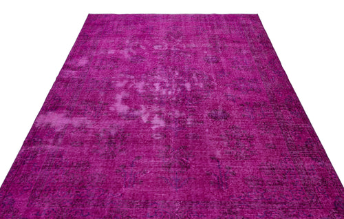 Atina Pink Vintage Wool Handmade Area Rug 5'5" x 10'0"