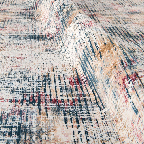 Liliana Cream Modern Bamboo Viscose Machine Made Area Rug