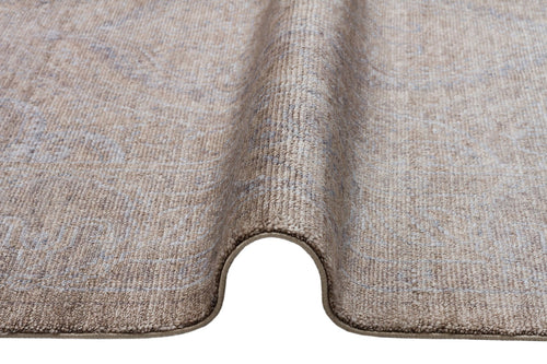 Vintage Ushak Rug – Handmade Beige Overdyed Style Carpet with Soft Texture