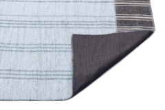 Teselya Beige Patchwork Wool Handmade Area Rug 5'4" x 7'7"