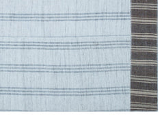 Teselya Beige Patchwork Wool Handmade Area Rug 5'4" x 7'7"