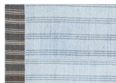 Teselya Beige Patchwork Wool Handmade Area Rug 5'4" x 7'7"