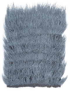 Girit Blue Floral Wool Handmade Area Rug 2'6" x 3'3"