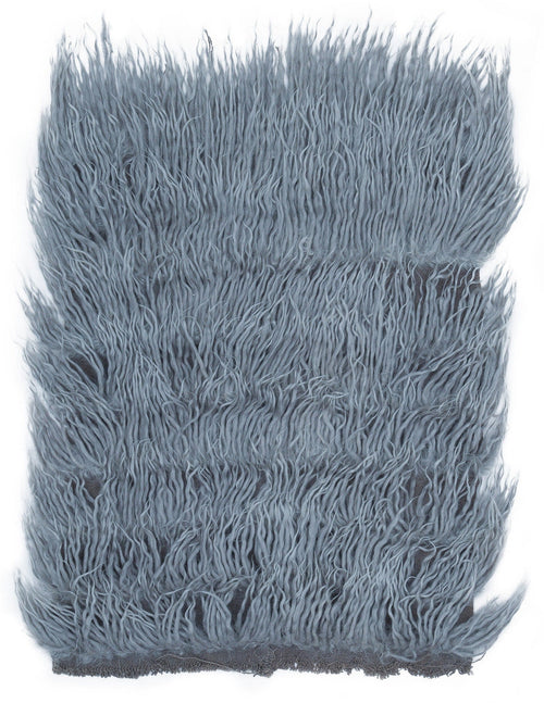 Girit Blue Floral Wool Handmade Area Rug 2'6" x 3'3"