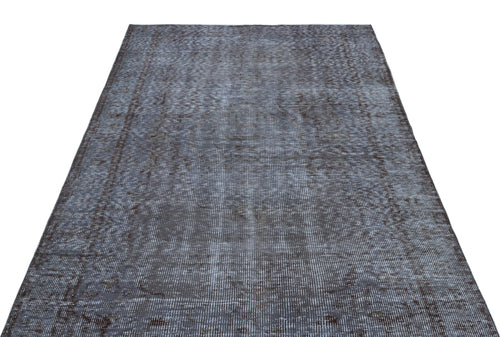 Atina Grey Vintage Wool Handmade Area Rug 5'0" x 8'6"