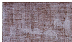 Atina Burgundy Vintage Wool Handmade Area Rug 5'3" x 8'3"