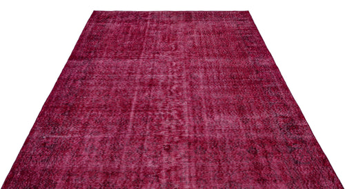 Atina Pink Vintage Wool Handmade Area Rug 6'2" x 9'10"
