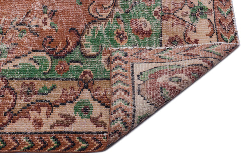 Atina Red Classic Wool Handmade Area Rug 5'7" x 8'8"