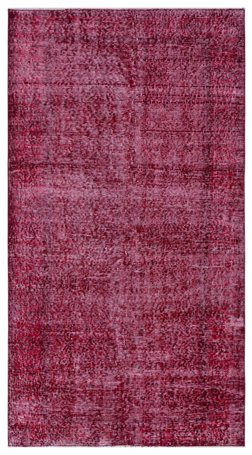 Atina Red Vintage Wool Handmade Area Rug 3'6" x 6'9"