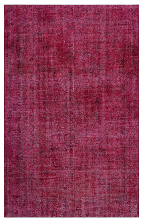 Atina Red Vintage Wool Handmade Area Rug 6'2" x 9'8"