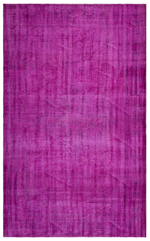 Atina Pink Vintage Wool Handmade Area Rug 6'2" x 9'11"