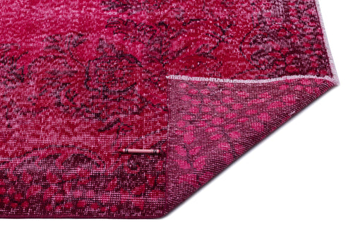 Atina Red Vintage Wool Handmade Area Rug 5'10" x 9'3"