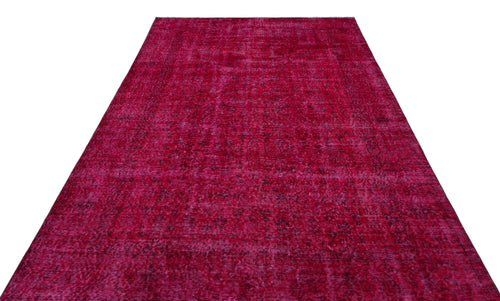 Atina Red Vintage Wool Handmade Area Rug 6'6" x 10'2"