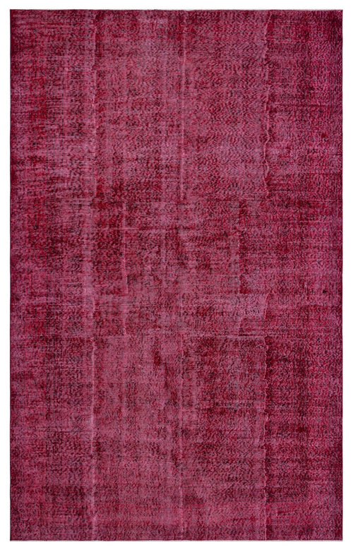 Atina Red Vintage Wool Handmade Area Rug 6'4" x 10'2"
