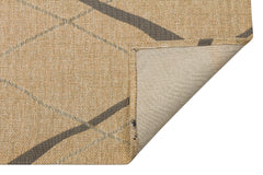 Cotton Kilim Rug - Beige Geometric Modern Kilim Carpet | Non Slip Floor Mat