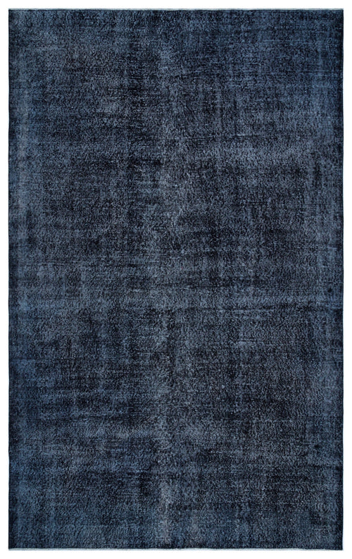 Atina Black Vintage Wool Handmade Area Rug 5'3" x 10'6"