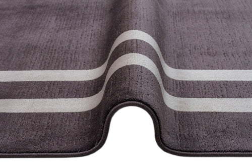 Cotton Area Rug - Sarpsborg Anthracite Machine Made Rug | High Quality Flatweave Carpet