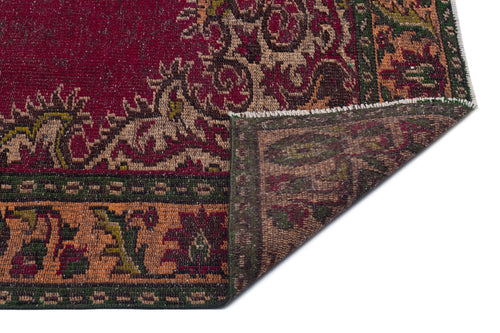 Atina Red Classic Wool Handmade Area Rug 6'3" x 9'11"