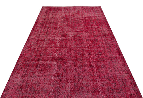Atina Red Vintage Wool Handmade Area Rug 5'0" x 8'4"