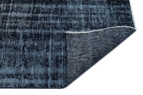 Atina Black Vintage Wool Handmade Area Rug 5'5" x 9'3"