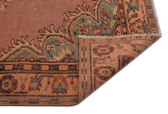 Atina Orange Vintage Wool Handmade Area Rug 5'8" x 9'0"