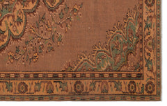 Atina Orange Vintage Wool Handmade Area Rug 5'8" x 9'0"