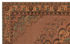 Atina Orange Vintage Wool Handmade Area Rug 5'8" x 9'0"