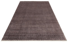 Modern Viscose Rug – Handmade Anthracite Area Rug with Soft Texture & Easy Clean