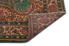 Atina Green Classic Wool Handmade Area Rug 6'0" x 9'3"